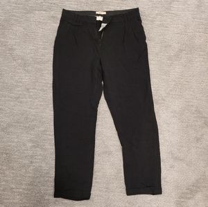 Sessun size 38 black linen blend trousers